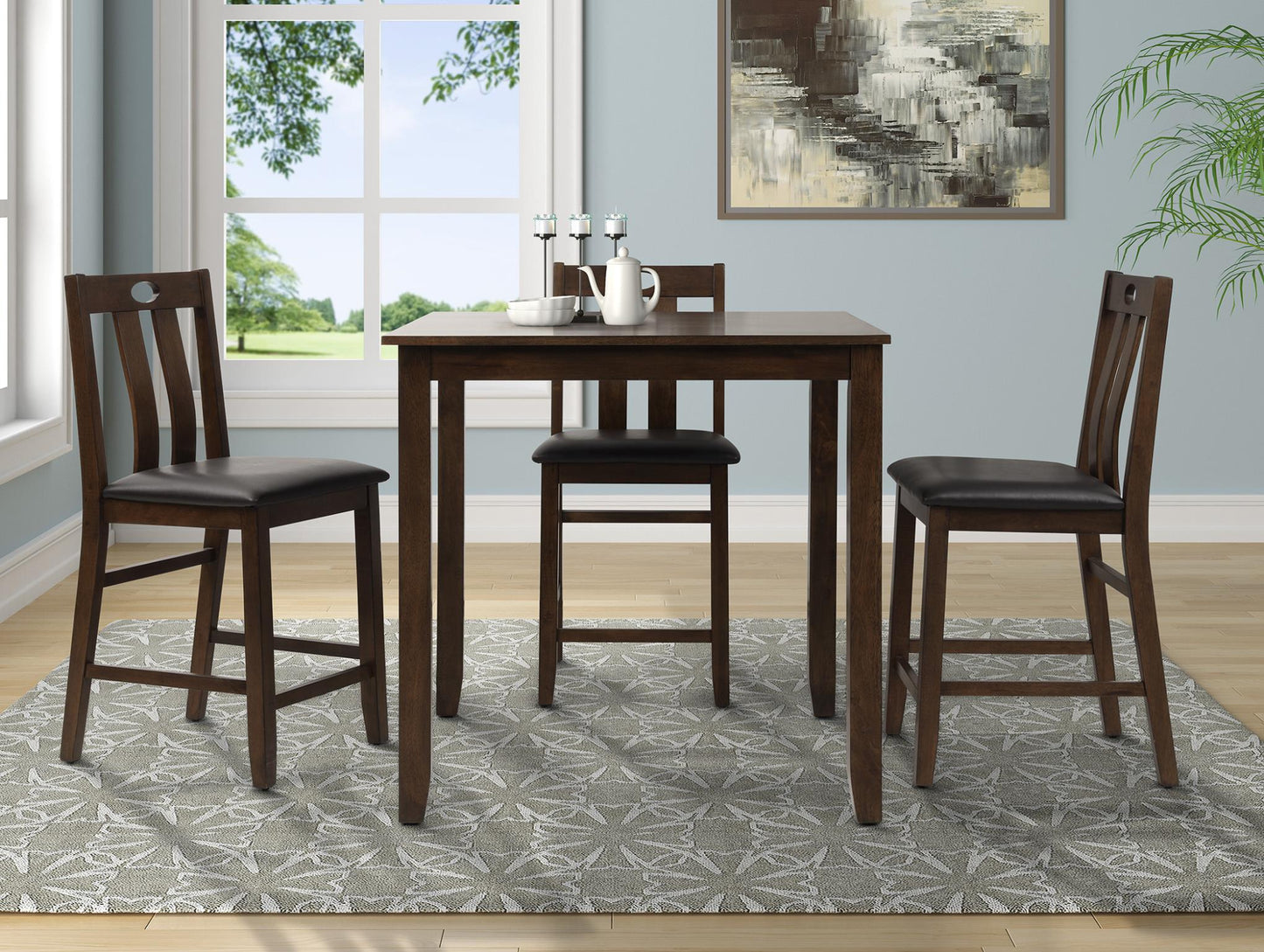103BRI-B 5pc Counter Height Table