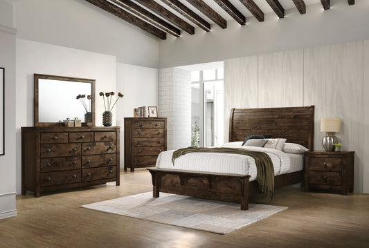 4331BR-NC Reclaimed wood bedroom set