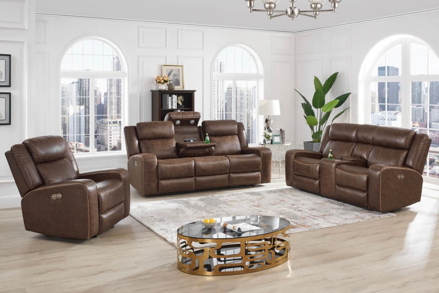 Atticus Reclining Sofa and Loveseat